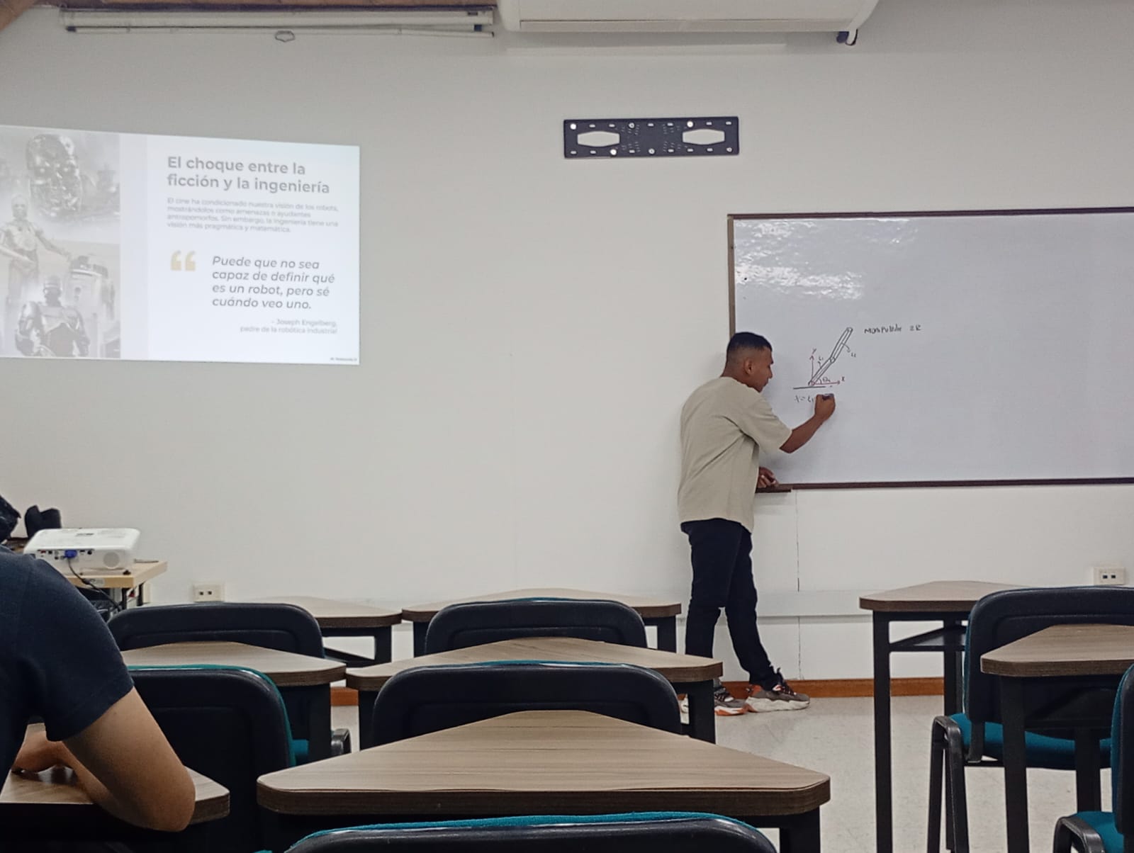 Sesión del taller de robótica 1